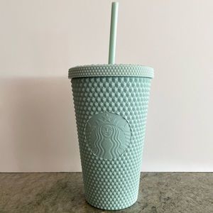 Starbucks Limited Holiday 16oz Matte Mint Stud Cup 💚